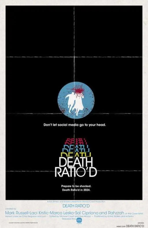 Death Ratiod (One Shot) Cover B Chris Ferguson & Laci Movie Poster Homage Variant (Mature) Artists, Writers & Artisans