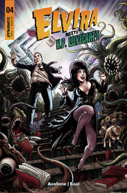 Elvira Meets Hp Lovecraft #4 Cover B Baal Dynamite Entertainment