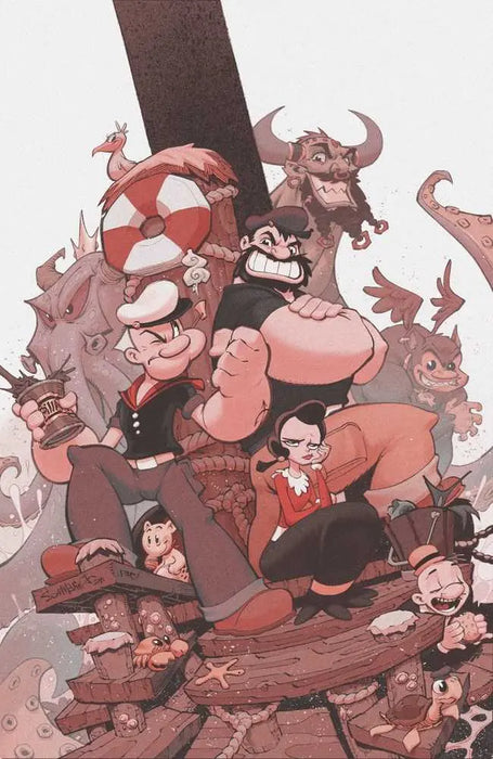 Eye Lie Popeye #1 (Of 5) Cover B Sommarvia Massive Publishing