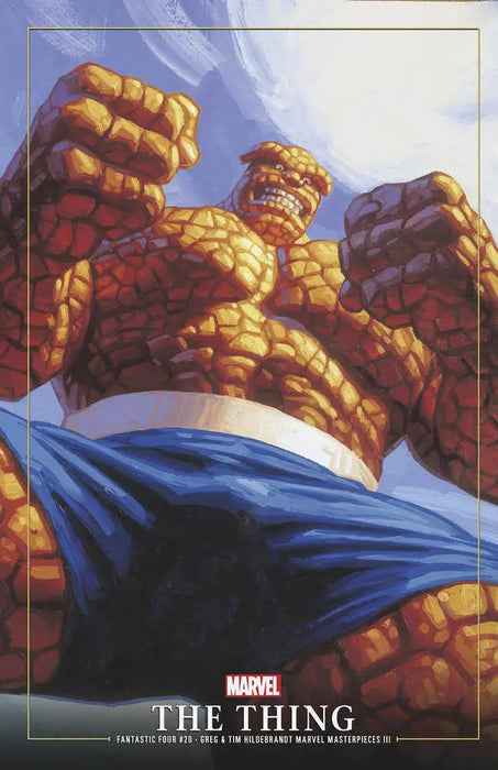 Fantastic Four #20 Greg And Tim Hildebrandt The Thing Marvel Masterpieces III Va Riant Marvel Comics