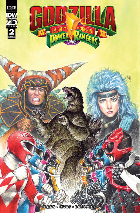 Godzilla vs. The Mighty Morphin Power Rangers II #2 Variant Ri (10) (Su) IDW Publishing