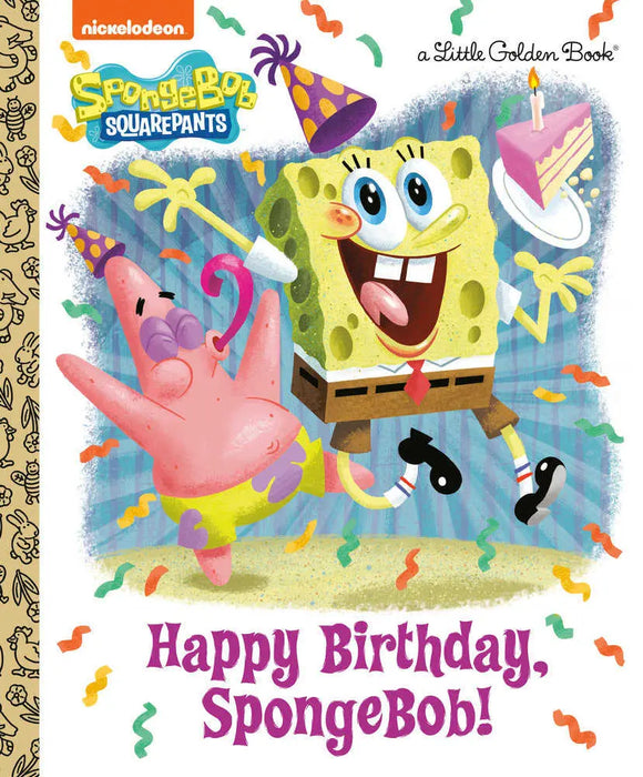 Happy Birthday, Spongebob! (Spongebob Squarepants) Golden Books