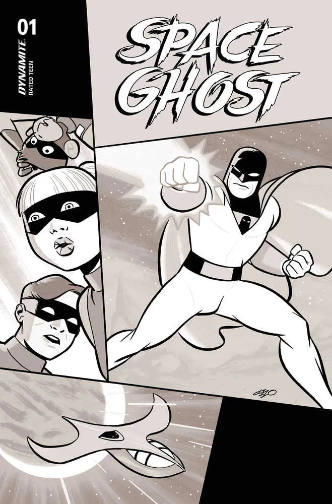 Space Ghost #1 Cover N 20 Copy Variant Edition Cho Line Art Dynamite Entertainment
