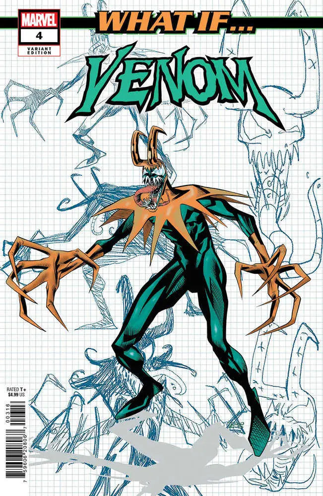 What If...? Venom #4 Diogenes Neves Design Variant Marvel Comics