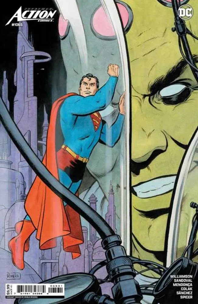 Action Comics #1065 Cover C Paolo Rivera Card Stock Variant (House Of Brainiac) DC Comics