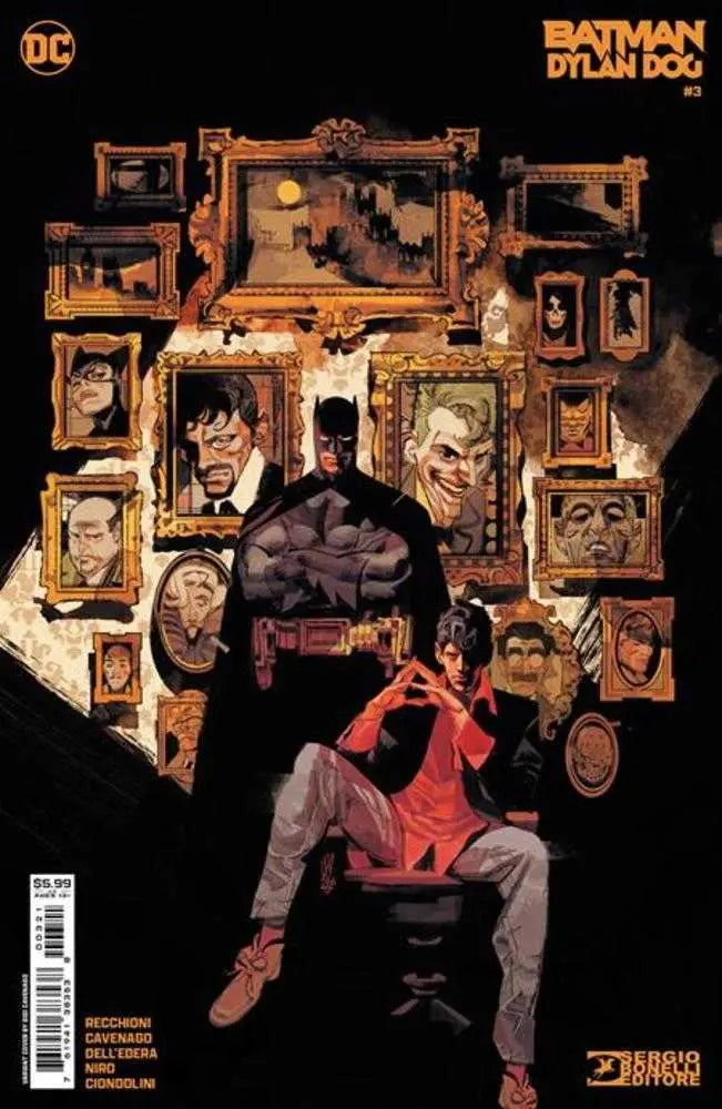 Batman Dylan Dog #3 (Of 3) Cover B Gigi Cavenago Card Stock Variant DC Comics
