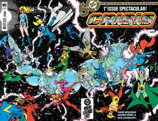 Crisis On Infinite Earths #1 (Of 12) Facsimile Edition Cover A George Perez Wraparound DC Comics