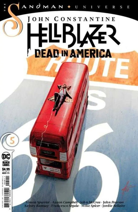 John Constantine Hellblazer Dead In America #5 (Of 9) Cover A Aaron Campbell (Mature) DC Comics