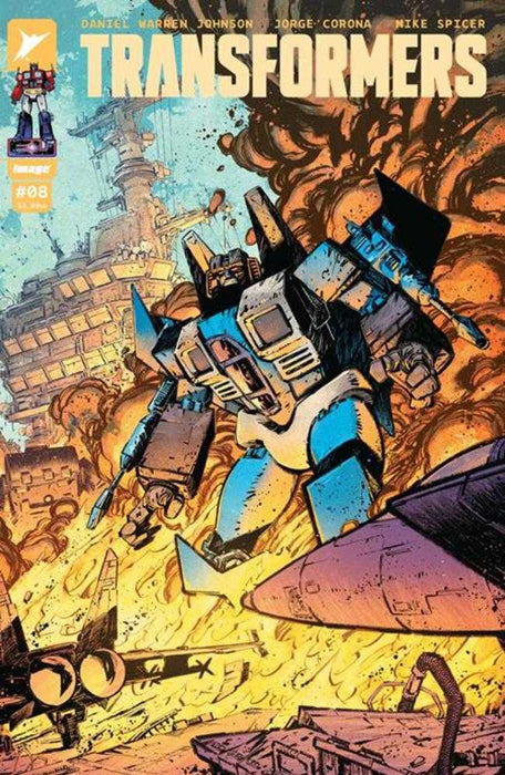 Transformers #8 Cover B Jorge Corona & Mike Spicer Variant Image Comics