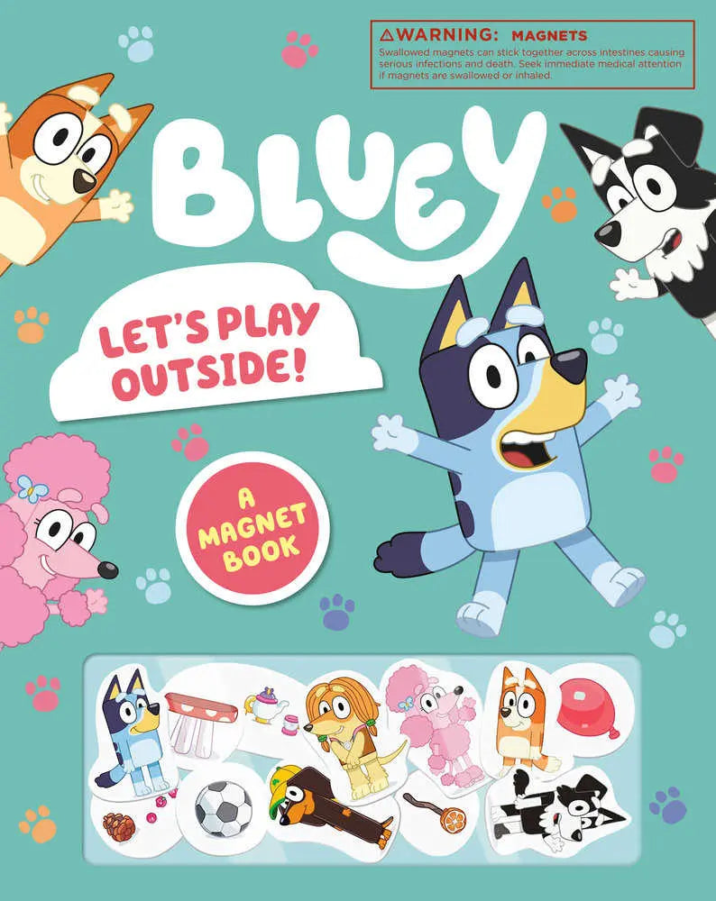 Bluey: Let'S Play Outside!: A Magnet Book Penguin Publishing Group