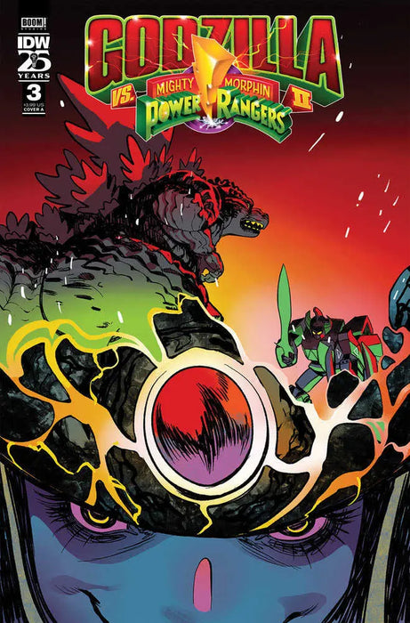 Godzilla vs. The Mighty Morphin Power Rangers II #3 Cover A (Rivas) IDW Publishing