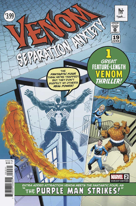 Venom: Separation Anxiety #2 Paulo Siqueira Homage Variant Marvel Comics