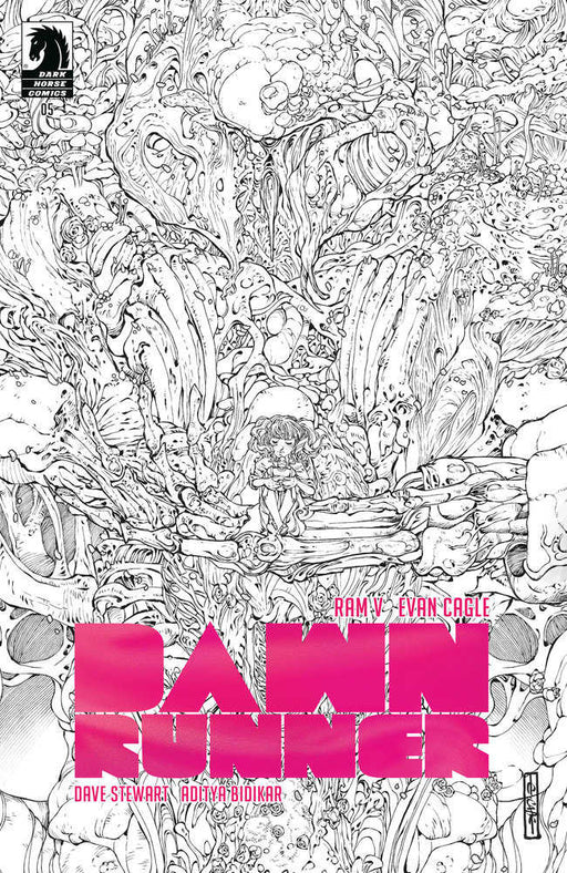 Dawnrunner #5 (Cover D) (1 in 10) (Foil) (Black & White) (Evan Cagle) Dark Horse