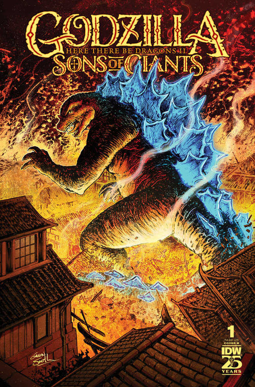 Godzilla: Here There Be Dragons II--Sons Of Giants #1 Variant B (Smith) IDW Publishing