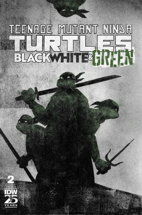 Teenage Mutant Ninja Turtles: Black, White, And Green #2 Variant B (Love) IDW Publishing