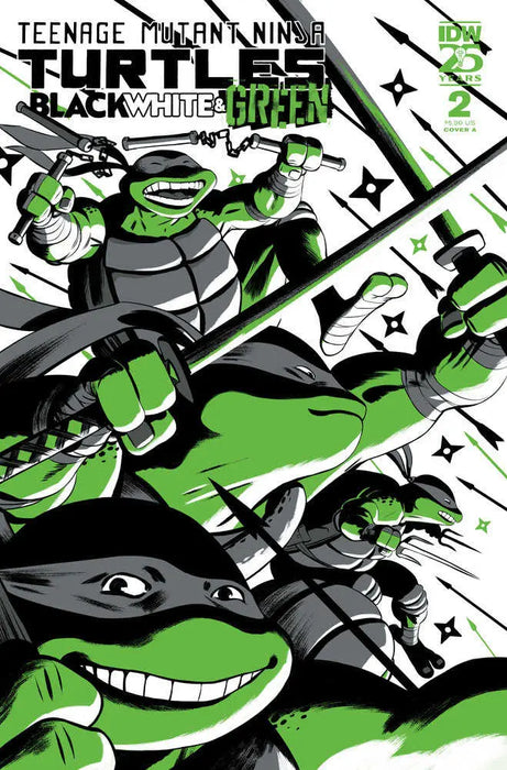 Teenage Mutant Ninja Turtles: Black, White, And Green #2 Cover A (RodríGuez) IDW Publishing