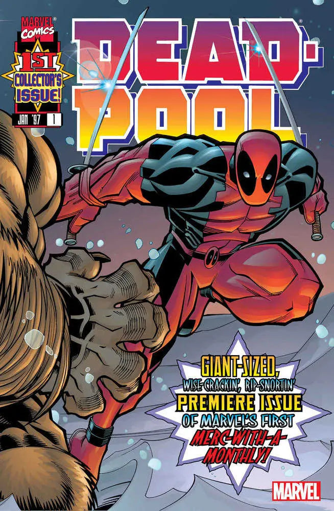 Deadpool #1 Facsimile Edition Foil Variant Marvel Comics