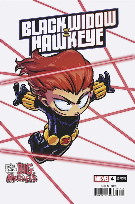 Black Widow & Hawkeye #4 Skottie Young'S Big Marvel Variant Marvel Comics