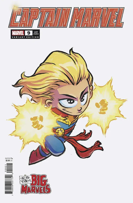 Captain Marvel #9 Skottie Young'S Big Marvel Variant Marvel Comics