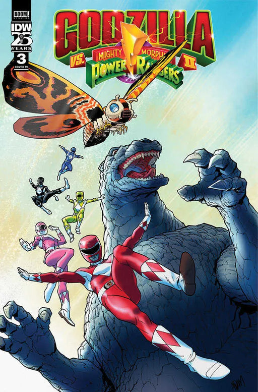 Godzilla vs. The Mighty Morphin Power Rangers II #3 Variant Ri (10) (Gorham) IDW Publishing