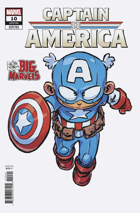 Captain America #10 Skottie Young'S Big Marvel Variant Marvel Comics