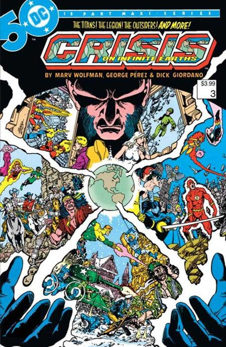 Crisis On Infinite Earths #3 (Of 12) Facsimile Edition Cover A George Perez DC Comics