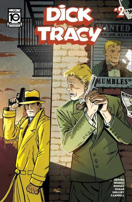 Dick Tracy #2 Cover B Brent Schoonover Connecting Cover Variant Mad Cave Studios