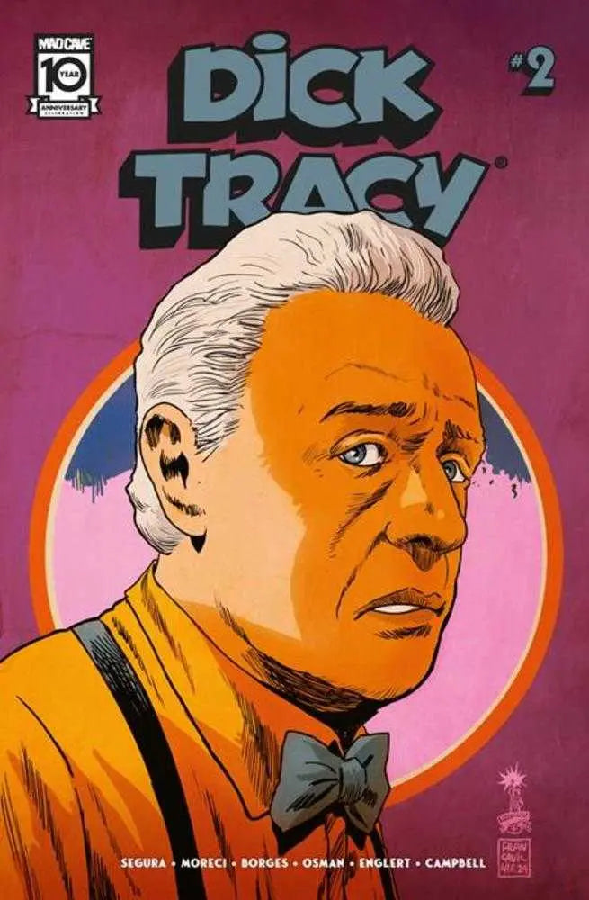 Dick Tracy #2 Cover C 1 in 10 Francesco Francavilla Variant Mad Cave Studios