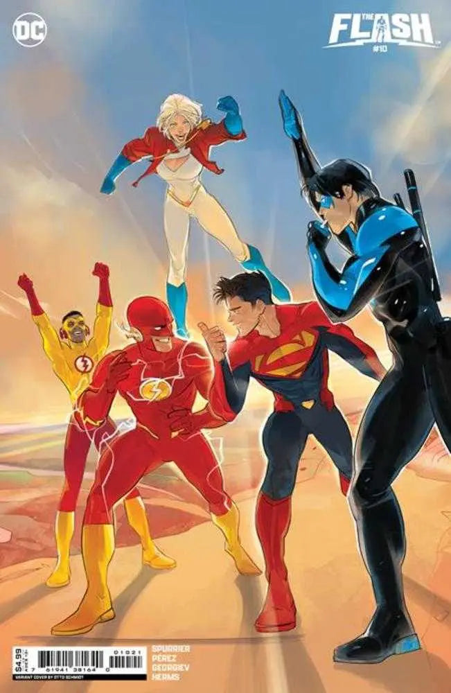 Flash #10 Cover B Otto Schmidt Card Stock Variant DC Comics