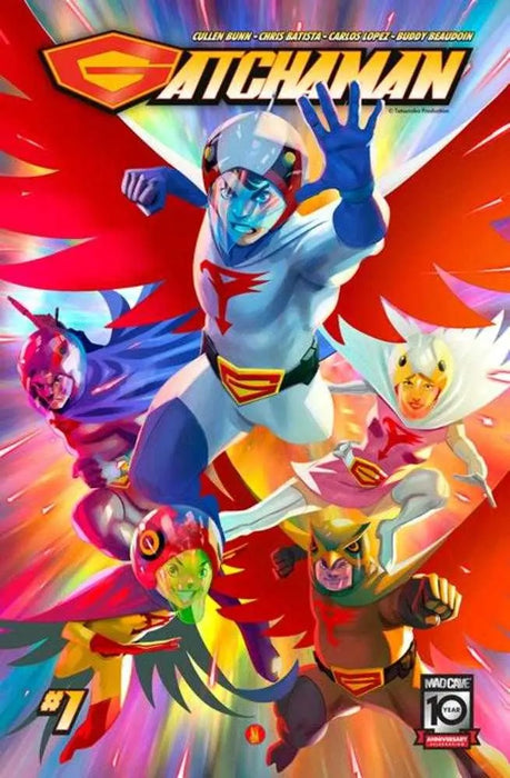 Gatchaman #1 Cover A Inaki Miranda Mad Cave Studios