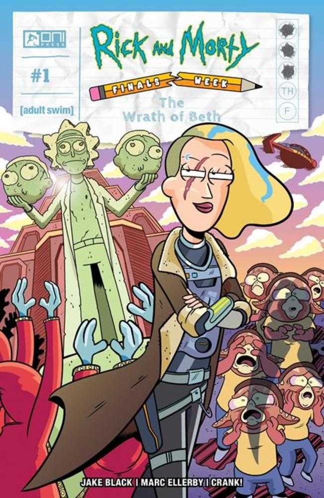 Rick And Morty Finals Week The Wrath Of Beth #1 Cover A Marc Ellerby Oni Press
