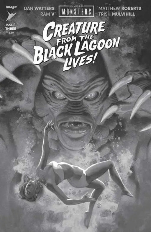 Universal Monsters Creature From The Black Lagoon Lives #3 (Of 4) Cover D 1 in 25 Julian Totino Tedesco Classic Horror Variant Image Comics