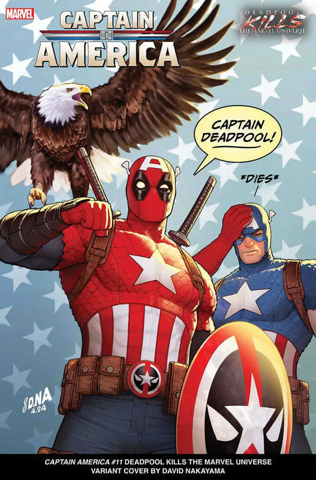 Captain America #11 David Nakayama Deadpool Kills The Marvel Universe Variant [D Pwx] Marvel Comics
