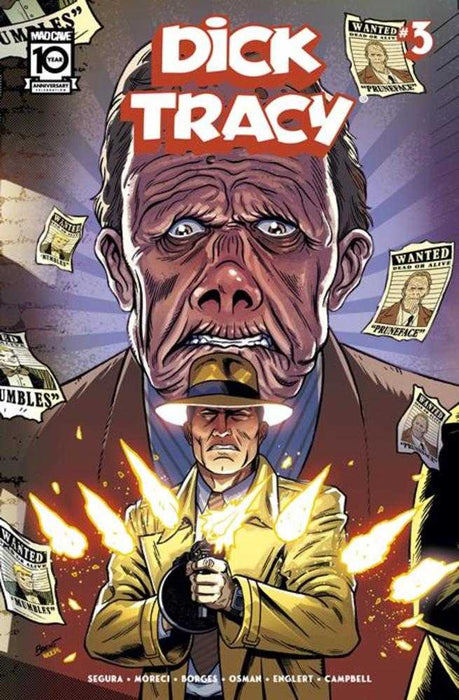 Dick Tracy #3 Cover B Brent Schoonover Connecting Cover Variant Mad Cave Studios