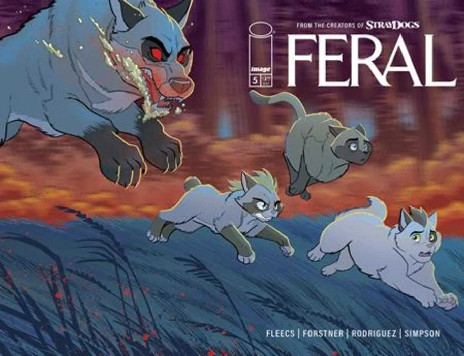 Feral #5 Cover A Tony Fleecs & Trish Forstner Wraparound Image Comics