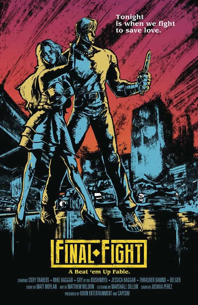 Final Fight #1 (Of 4) Cover E 5 Copy Variant Edition Josh Perez Udon Entertainment