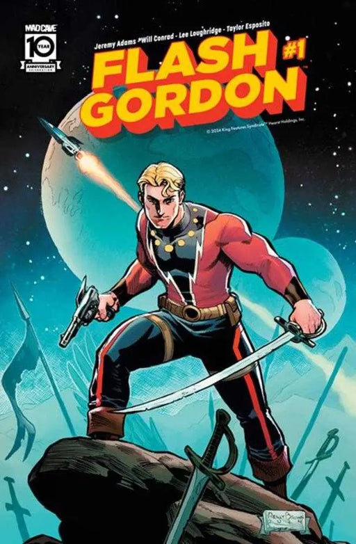 Flash Gordon #1 Cover C Reilly Brown Variant Mad Cave Studios