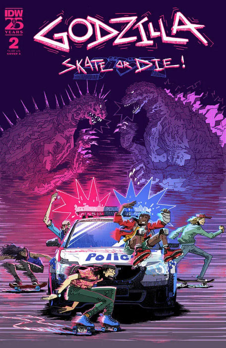 Godzilla: Skate Or Die #2 Cover A (Joyce) IDW Publishing