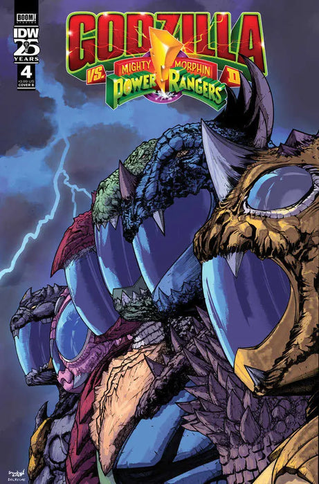 Godzilla vs. The Mighty Morphin Power Rangers II #4 Variant B (Sanchez) IDW Publishing