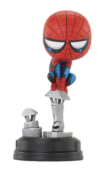 Marvel Animated Spider-Man On Chimney Statue Diamond Select Toys