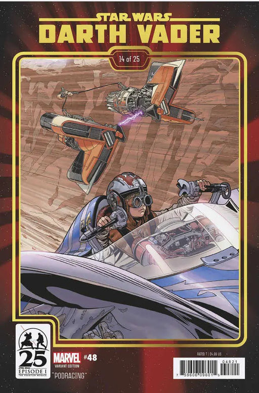 Star Wars: Darth Vader #48 Chris Sprouse The Phantom Menace 25th Anniversary Variant Marvel Comics