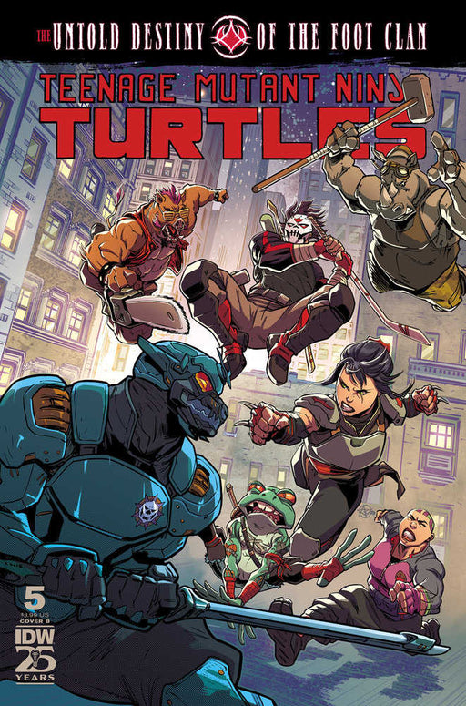 Teenage Mutant Ninja Turtles: The Untold Destiny Of The Foot Clan #5 Variant B (Medel) IDW Publishing