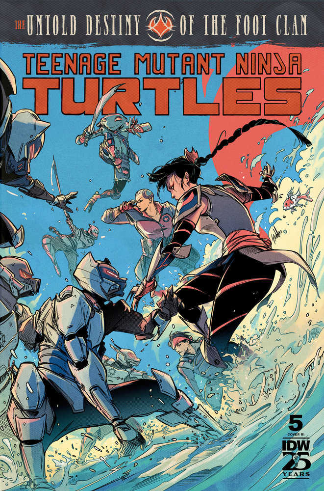 Teenage Mutant Ninja Turtles: The Untold Destiny Of The Foot Clan #5 Variant Ri (10) (Santtos) IDW Publishing