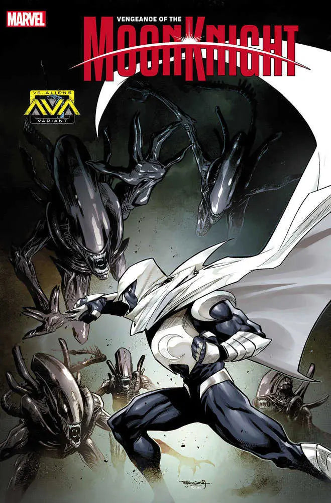 Vengeance Of The Moon Knight #7 Stephen Segovia Marvel vs. Alien Variant [Bh] Marvel Comics