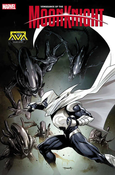 Vengeance Of The Moon Knight #7 Stephen Segovia Marvel vs. Alien Variant [Bh] Marvel Comics