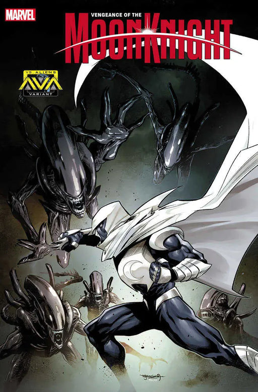 Vengeance Of The Moon Knight #7 Stephen Segovia Marvel vs. Alien Variant [Bh] Marvel Comics