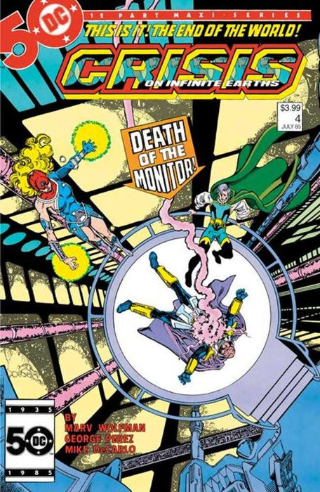 Crisis On Infinite Earths #4 Facsimile Edition Cover A George Perez DC Comics