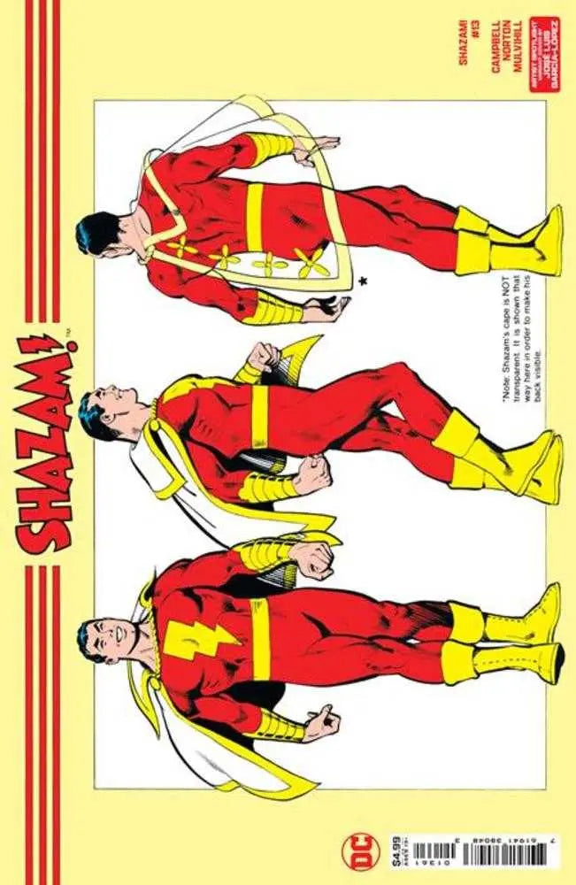 Shazam #13 Cover D Jose Luis Garcia-Lopez Artist Spotlight Card Stock Variant DC Comics