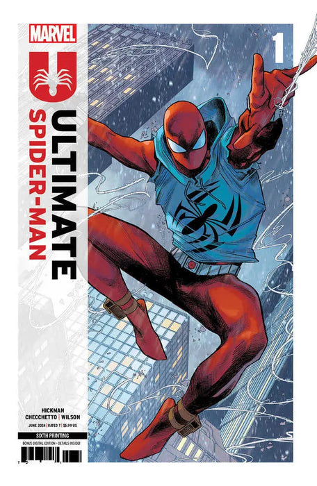 Ultimate Spider-Man #1 Marco Checchetto 6th Printing Variant Marvel Comics