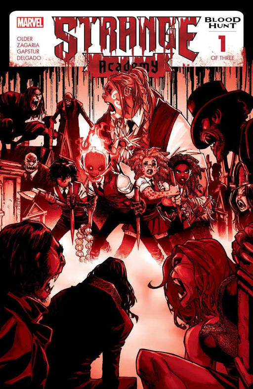 Strange Academy: Blood Hunt #1 Humberto Ramos Blood Soaked 2nd Print Variant [Bh] Marvel Comics